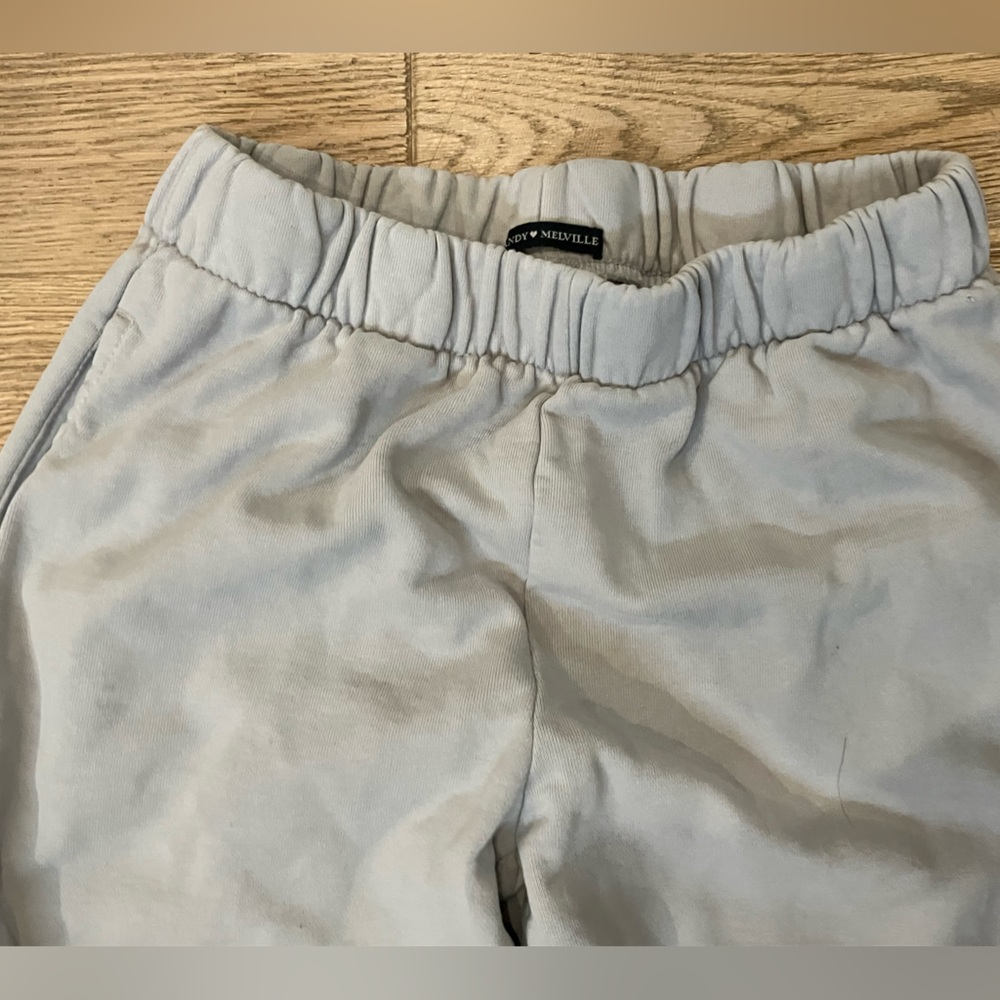 BRANDY MELVILLE SWEATPANTS BLUE GRAY